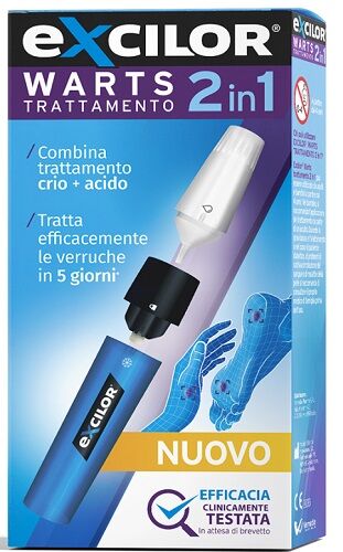 Excilor Warts Trattamento 2 in1 Contro le Verruche