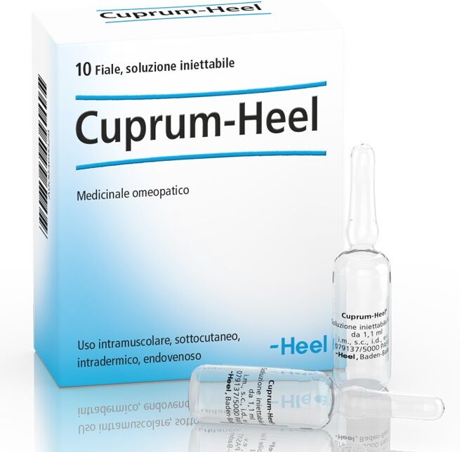 Guna -Heel Cuprum Soluzione Iniettabile Medicinale Omeopatico 10 Fiale