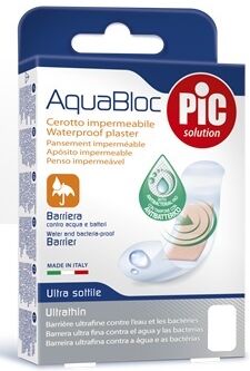 Pic Aquabloc Cerotti Antibatterici Impermeabili 10 x 8 cm 5 Pezzi