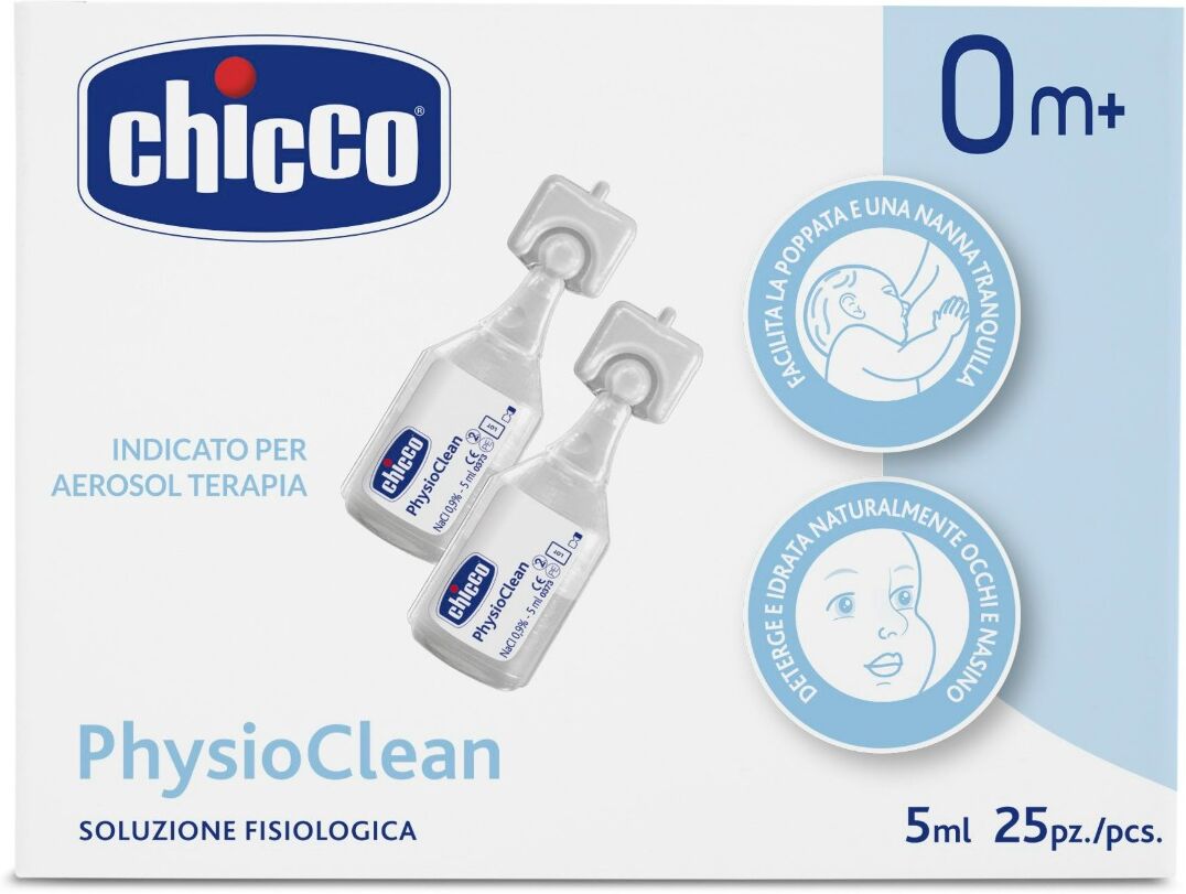 Chicco Physioclean Soluzione Fisiologica 5Ml 25 Pezzi