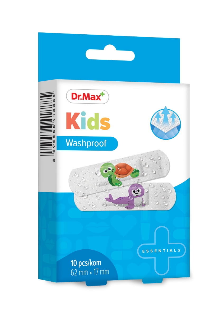 Dr.Max Kids Washproof 62 x 17 mm 10 Pezzi