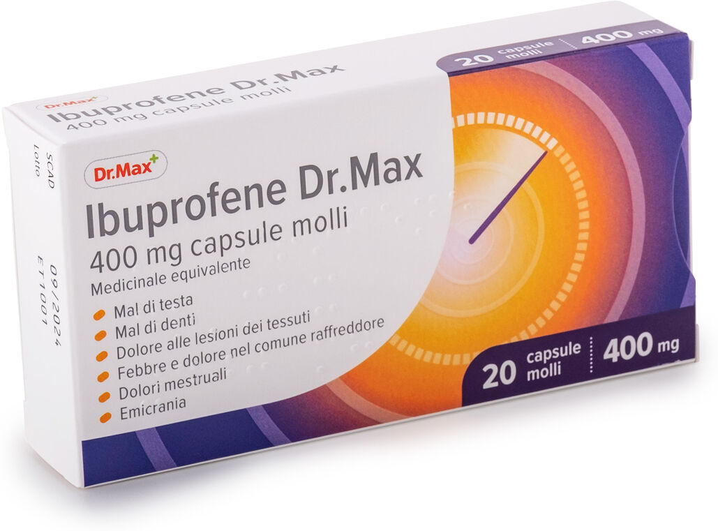 Dr.Max Ibuprofene 400 mg 20 Capsule