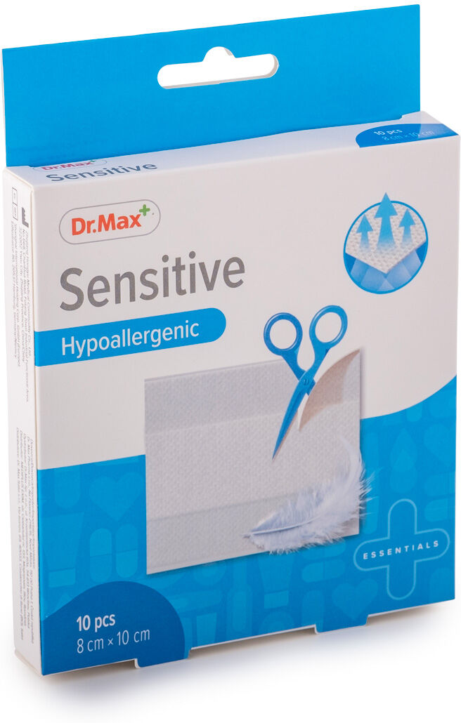 Dr.Max Sensitive Hypoallergenic 8 x 10 cm 10 Pezzi