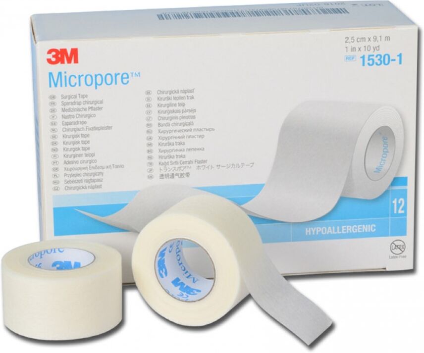 3M Italia Micropore Silicone 2,5 cm x 5 m