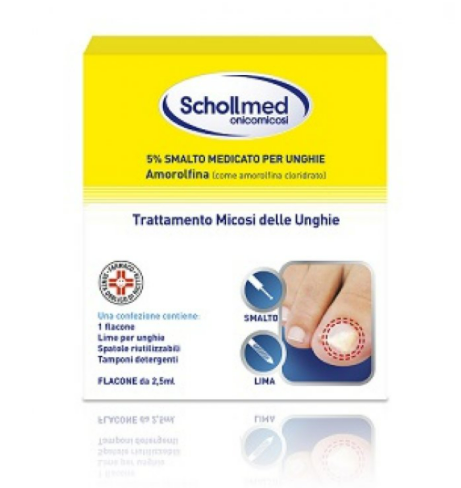 Scholl med Onicomicosi 5% Smalto Medicato 2,5 ml