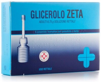 Zeta farmaceutici Glicerolo Zeta adulti 6 Microclismi soluzione rettale 6,75g