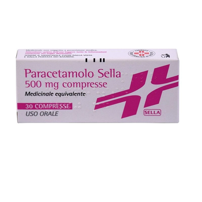 Zeta farmaceutici Paracetamolo Sella 500 mg 30 Compresse