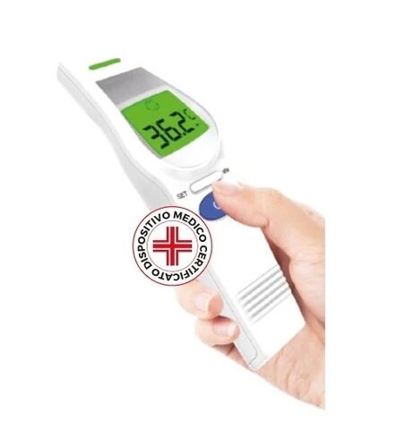 mach power <p>termometro ad infrarossi medicale per misurazione temperatura corporea - alta precisione e misurazione rapida - <strong>dispositivo medico certificato</strong></p>