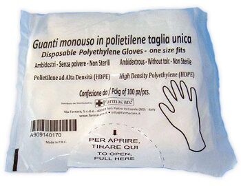 Farmacare Srl Guanto Mon Pvc Tg Unica 100pz