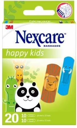 3M Nexcare Kids Plasters Anim20pz