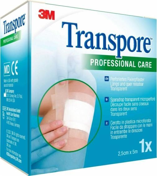 3M Cer Transpore 2,5x500cm Ric