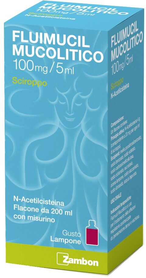 Zambon Fluimucil Mucol*scir 100mg/5ml