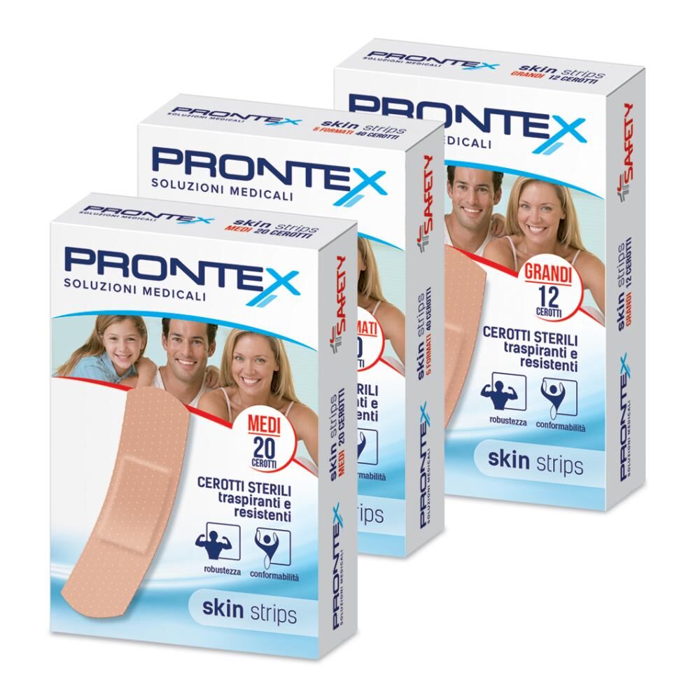 Safety Prontex Skin Strips Grand 12pz