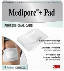 3M ITALIA srl  MEDIPORE+PAD MEDICAZIONE 10x10cm 5pz