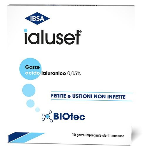 Ibsa farmaceutici italia srl IALUSET Garze cm10x10 10pz