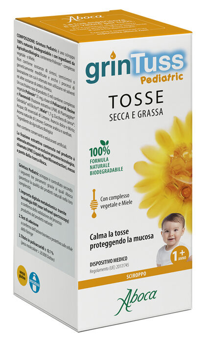 Aboca Spa Societa' Agricola Grintuss Pediatric Sciroppo 180 G