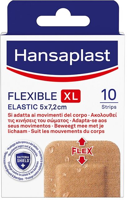 Hansaplast Cerotto Elastic Ginocchia E Gomiti 10 Pezzi