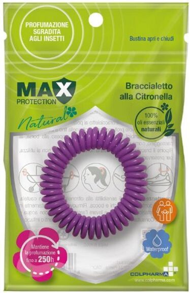 Colpharma Max Protection Braccialetto Citronella Antizanzare Spirale 1 Pezzo