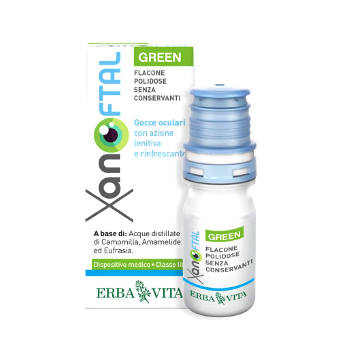 Erba Vita Xanoftal Green Gocce Oculari 10ml