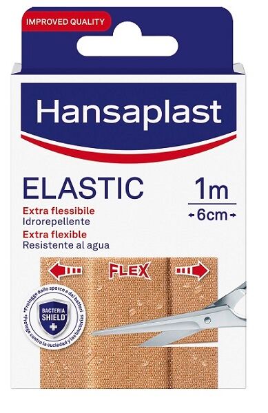 Hansaplast Elastic Extra Flessibile Cerotto In Striscia 6cmx1m 10 Pezzi