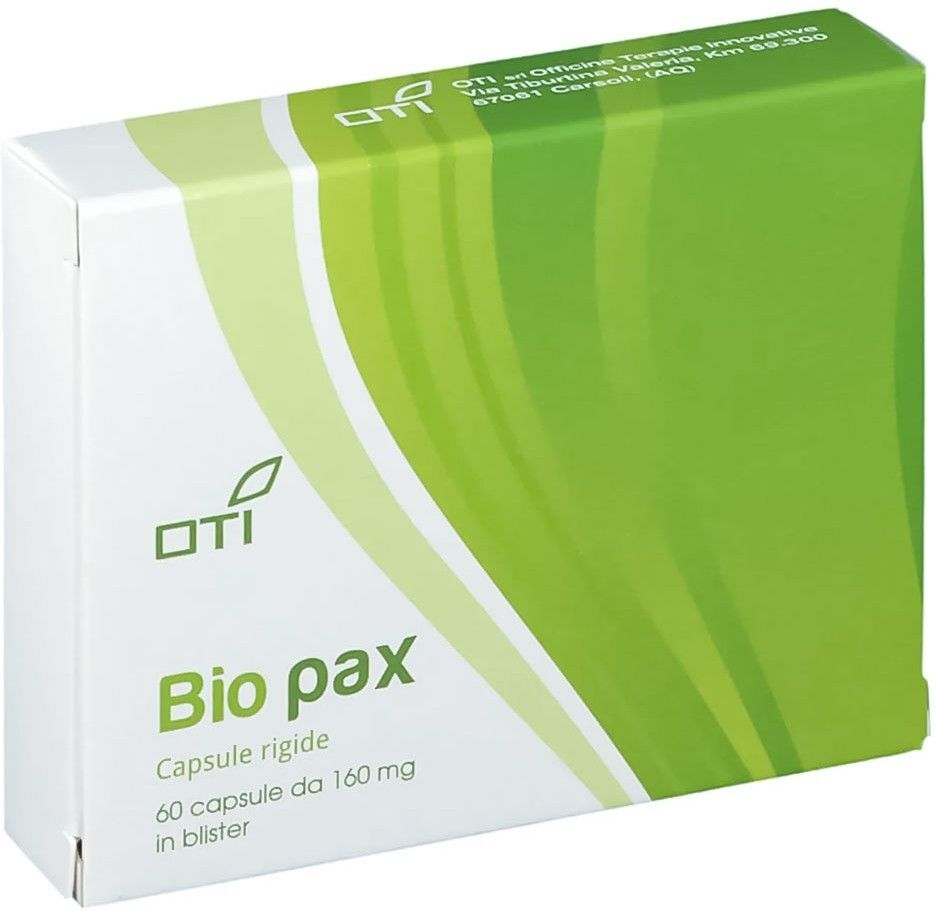 Oti Bio Pax Medicinale Omeopatico Ansia 60 Capsule