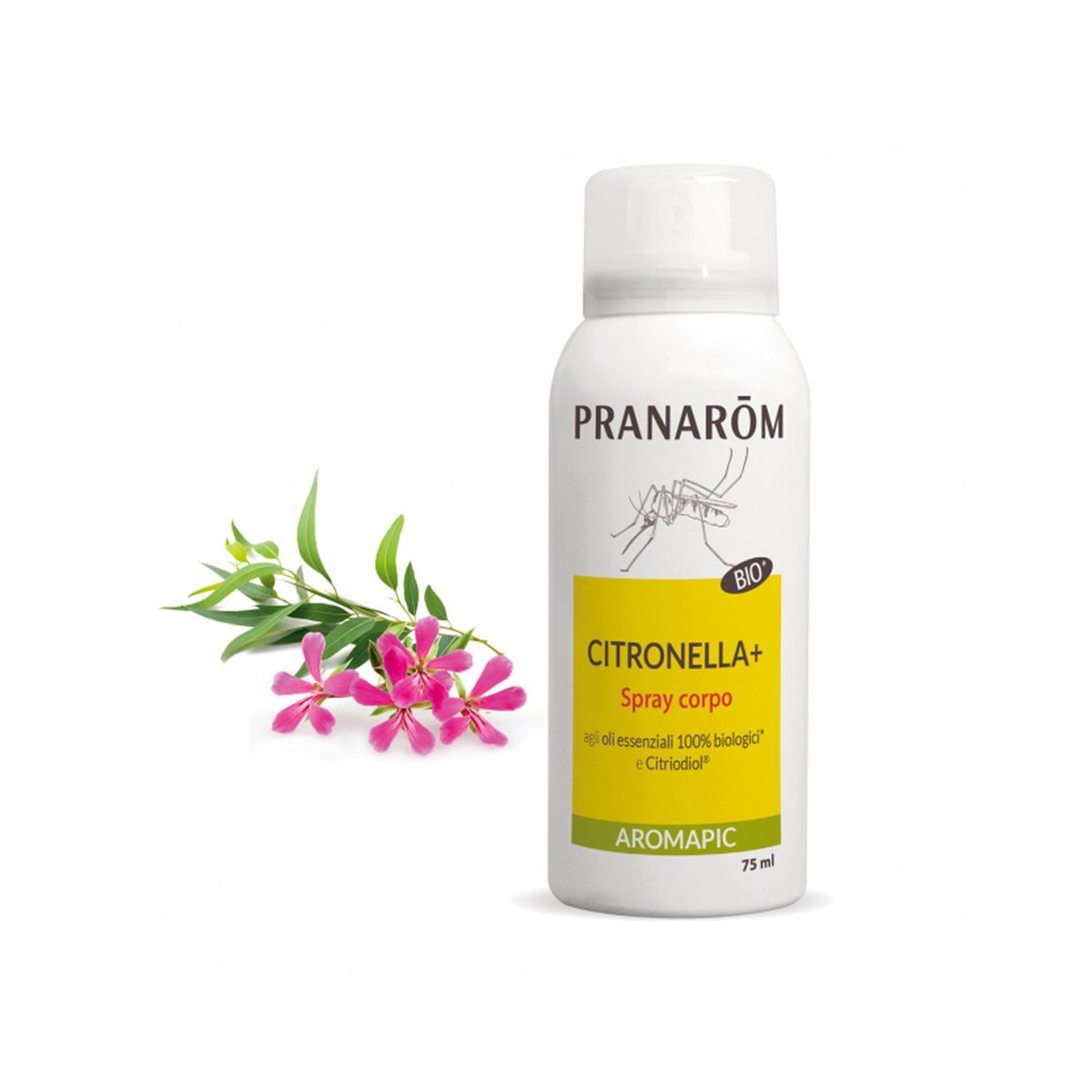 Pranarom Aromapic Bio Spray Corpo Citronella Anti-zanzare 100ml