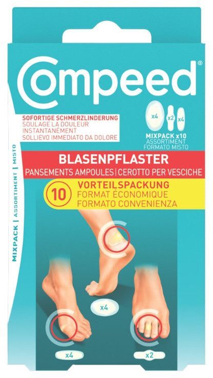 Compeed Cerotti Vesciche Medi Misti 10 Pezzi