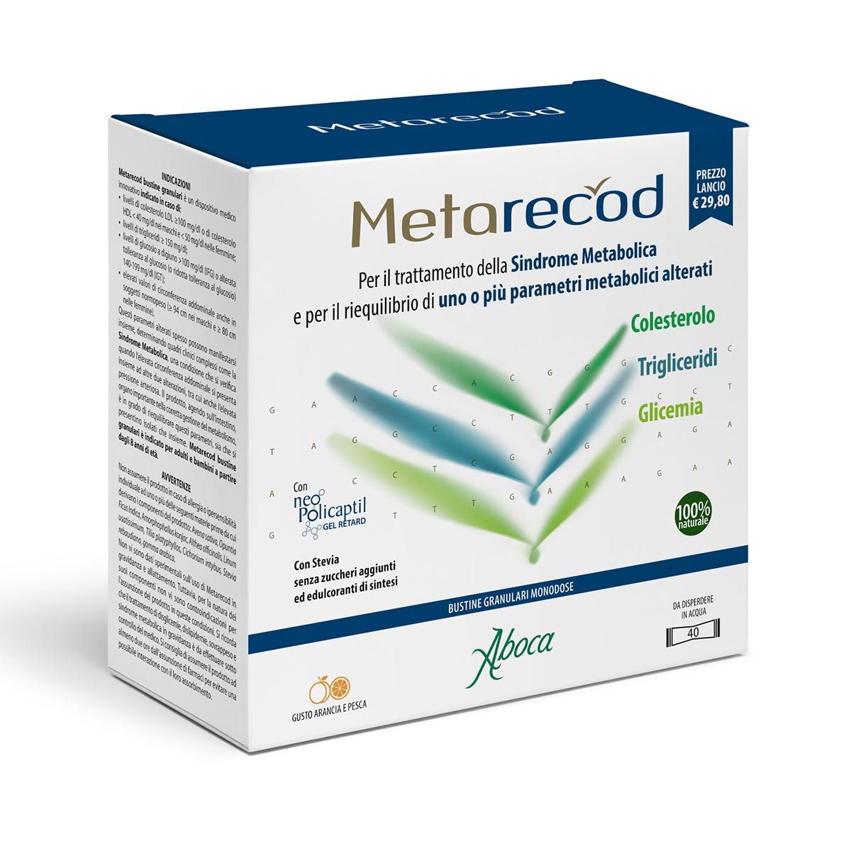 Aboca Metarecod Sindrome Metabolica 40 Bustine
