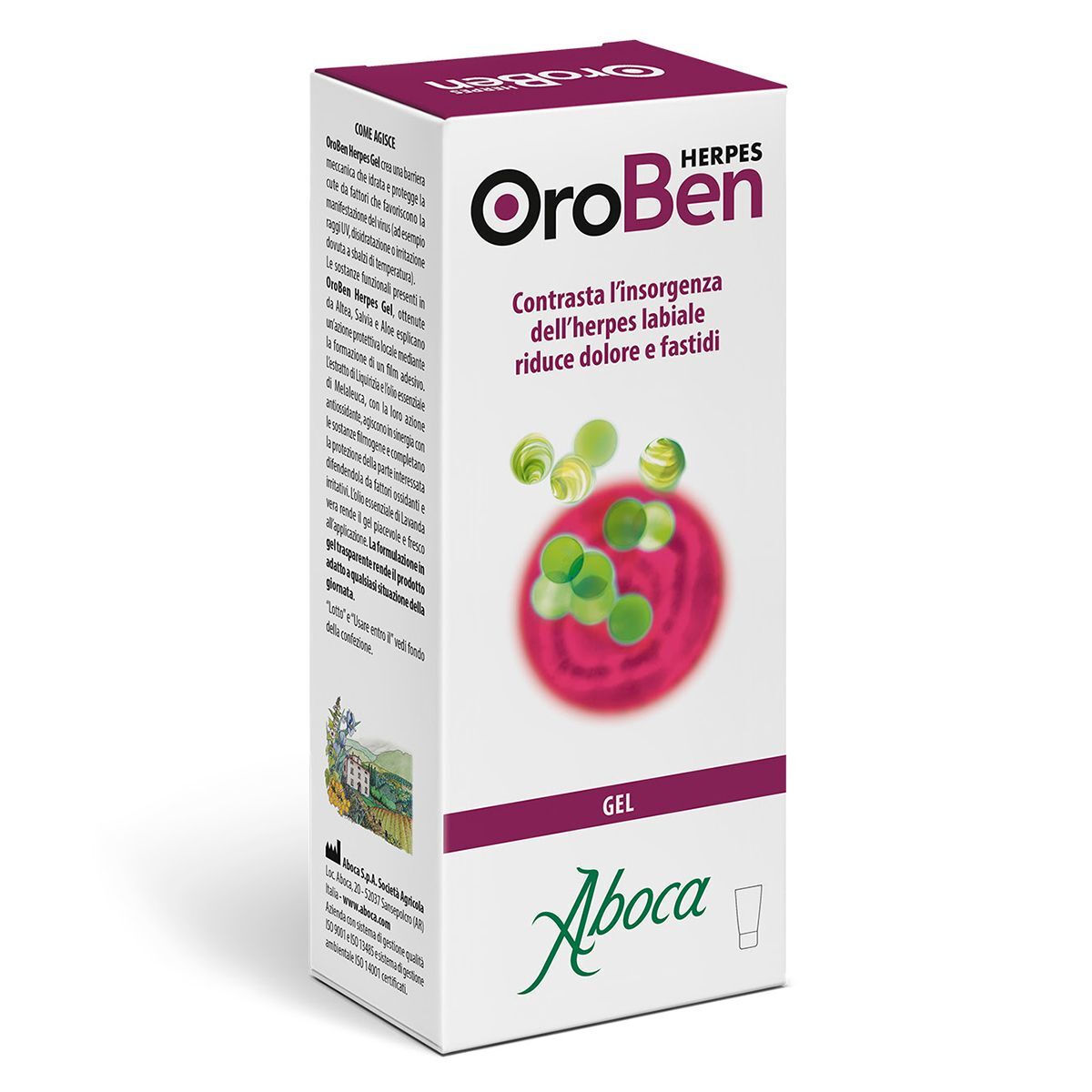 Aboca Oroben Herpes Gel 8ml