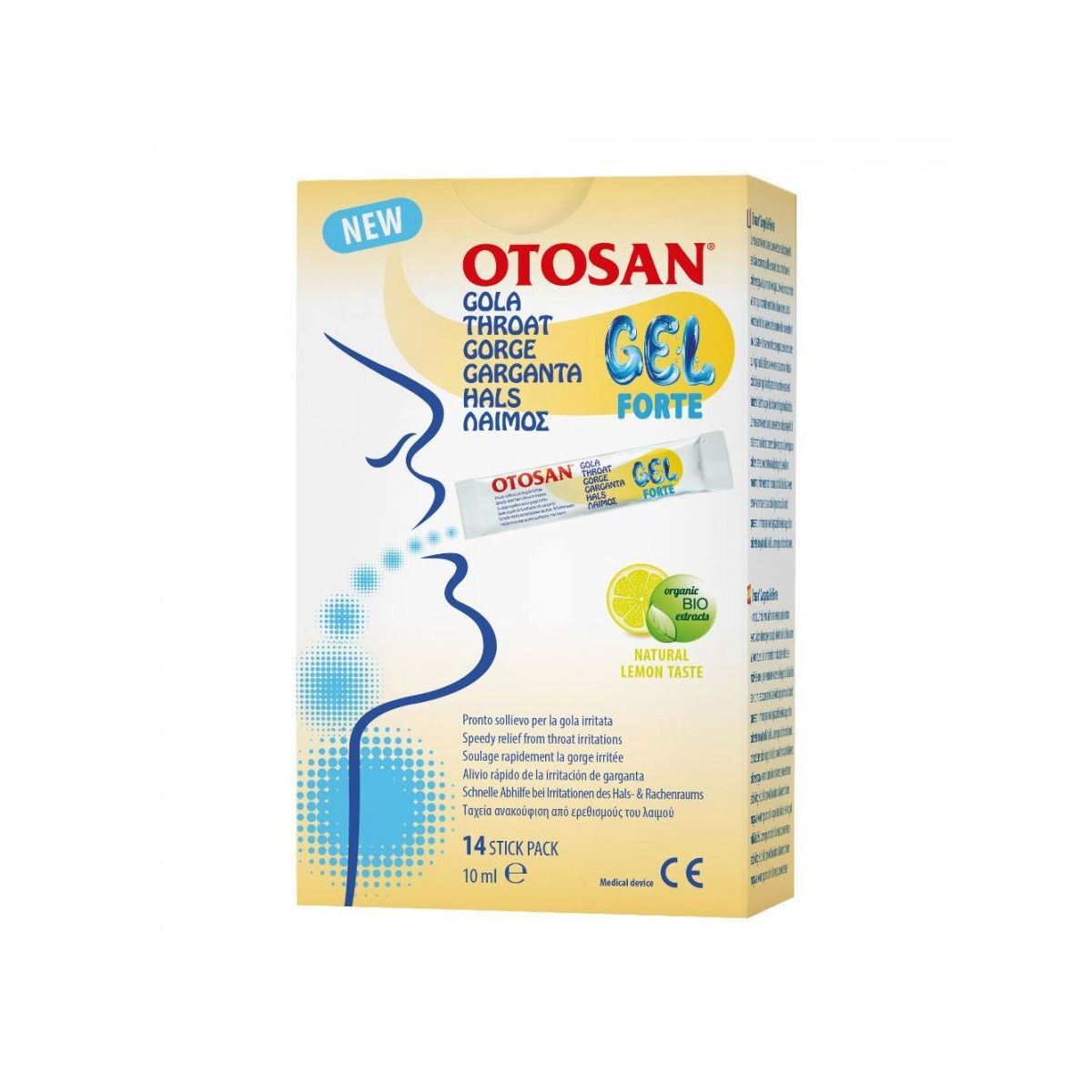 Otosan Gola Gel Forte Gusto Limone 14 Stick Pack