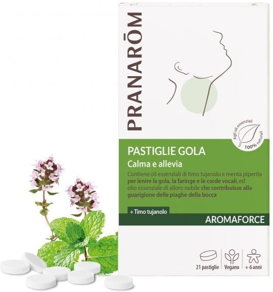 Pranarom Aromaforce Pastiglie Gola 21 Pezzi