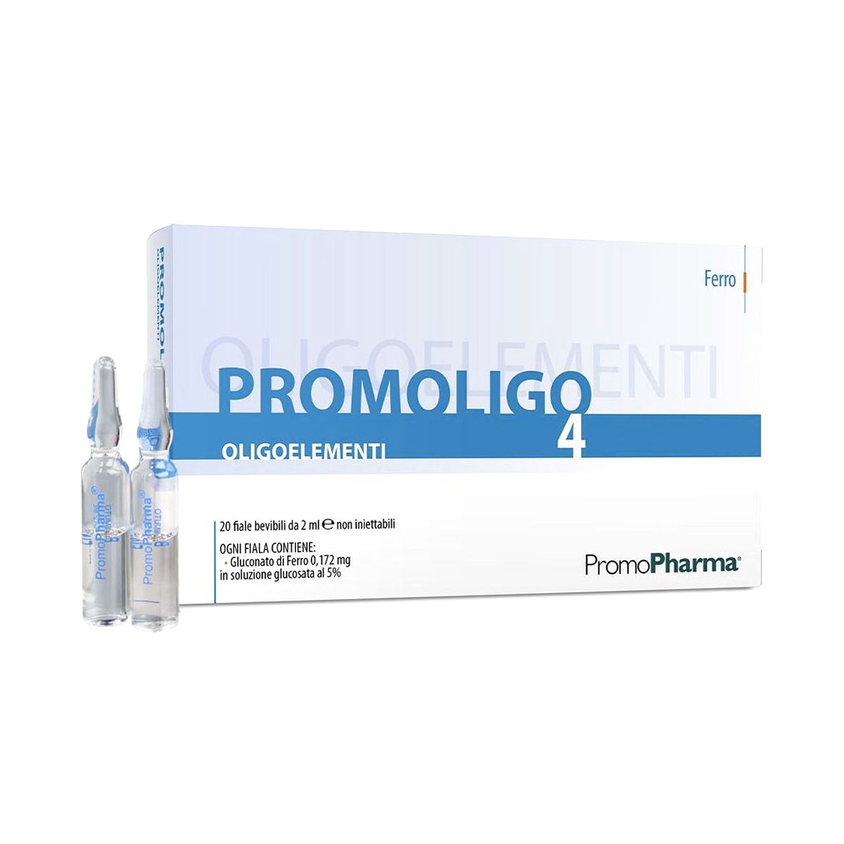 Promopharma Promoligo 4 Ferro 20 Fiale 2ml