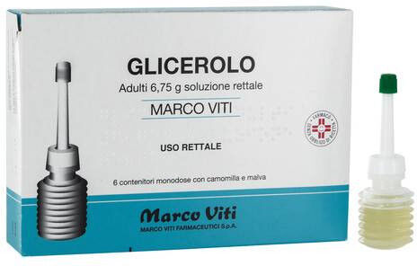 Glicerolo Marco Viti Trattamento Stitichezza 6 Flaconcini Monodose