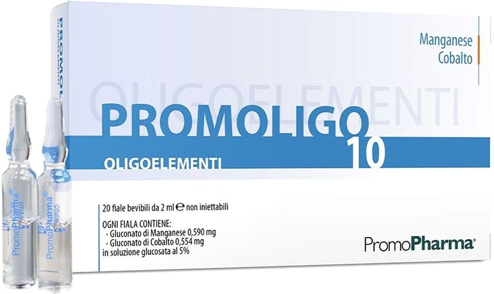 Promopharma Promoligo 10 Manganese Cobalto 20 Fiale 2ml