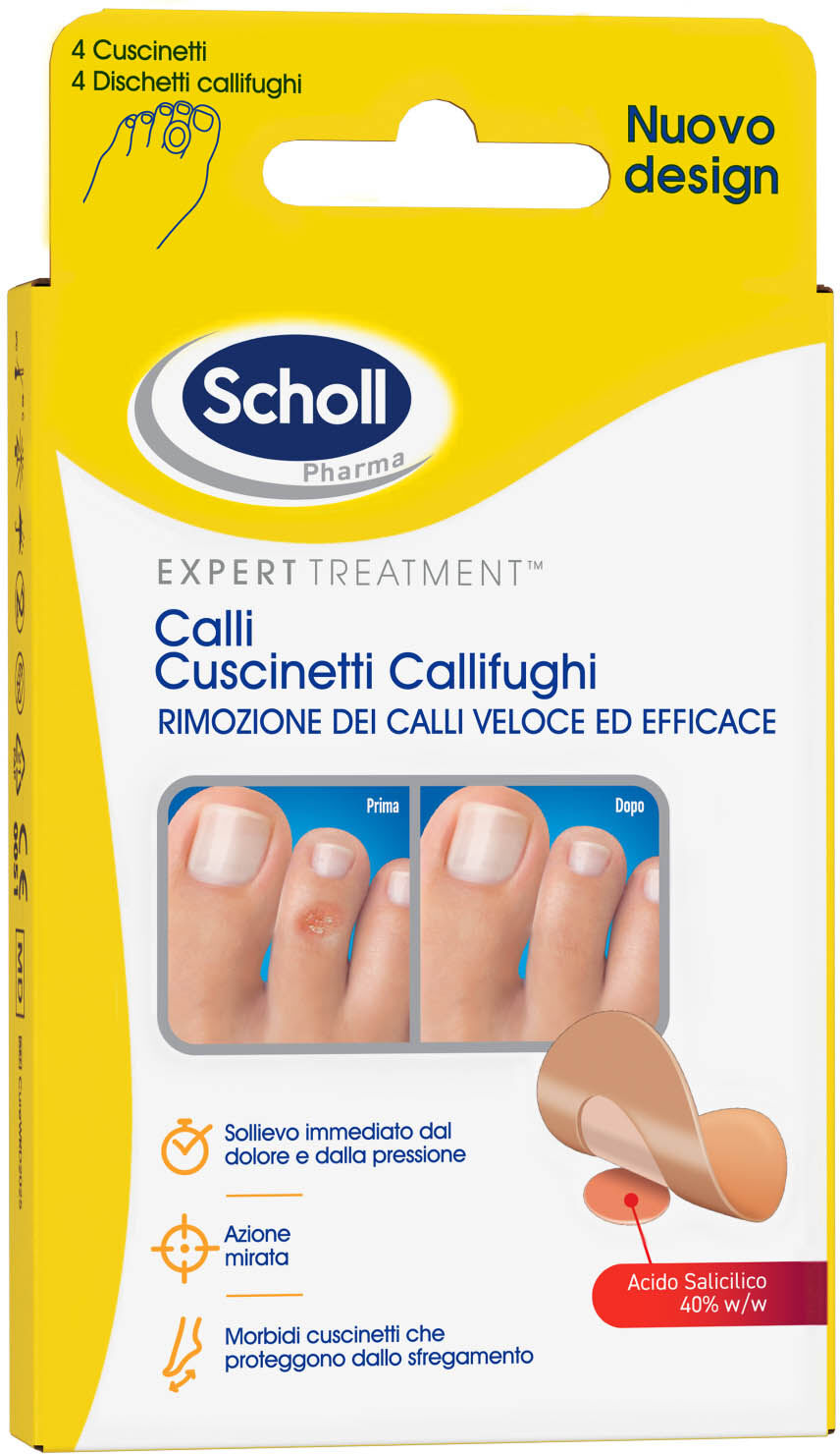 Scholl Cerotti Callifughi Per Calli Duri 4+4