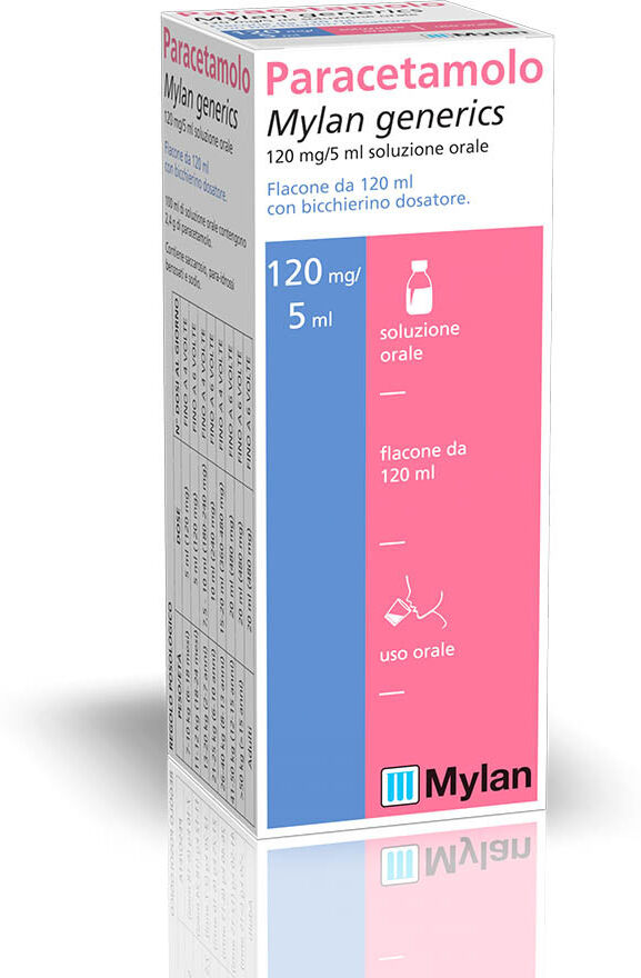 Mylan Paracetamolo 120mg/5ml Soluzione Orale 120ml