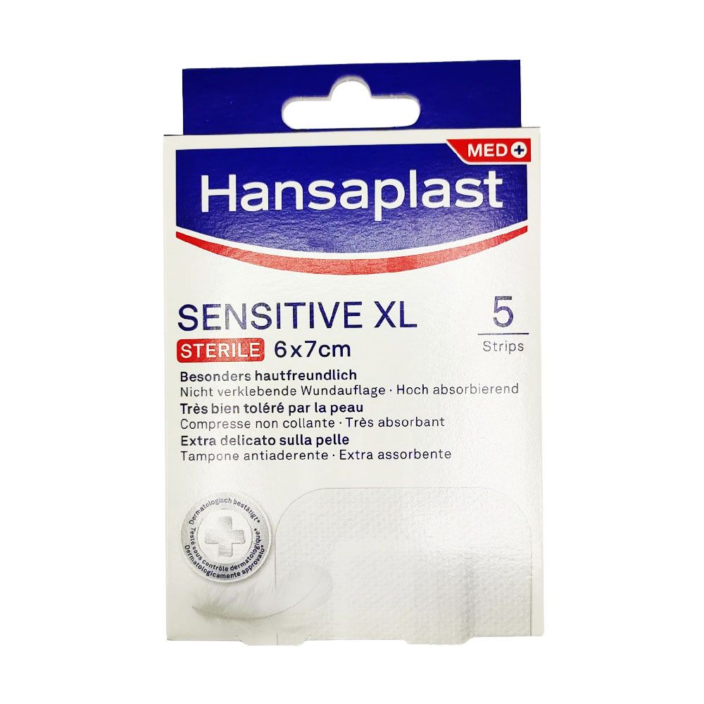 Hansaplast Cerotto Sensitive Xl 6x7cm 5 Pezzi