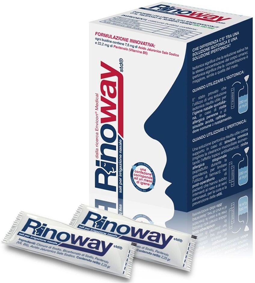 Envicon Medical Rinoway Std Sali Isotonici Per Irrigazione Nasale 30 Bustine