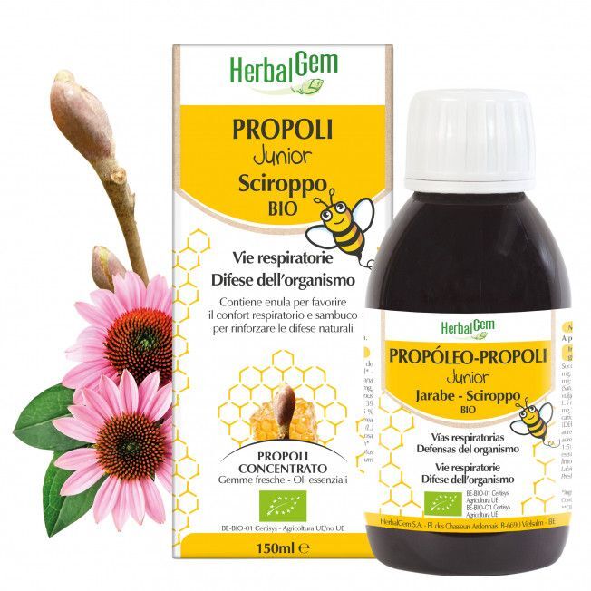 Herbalgem Propoli Junior Sciroppo Gola 150ml