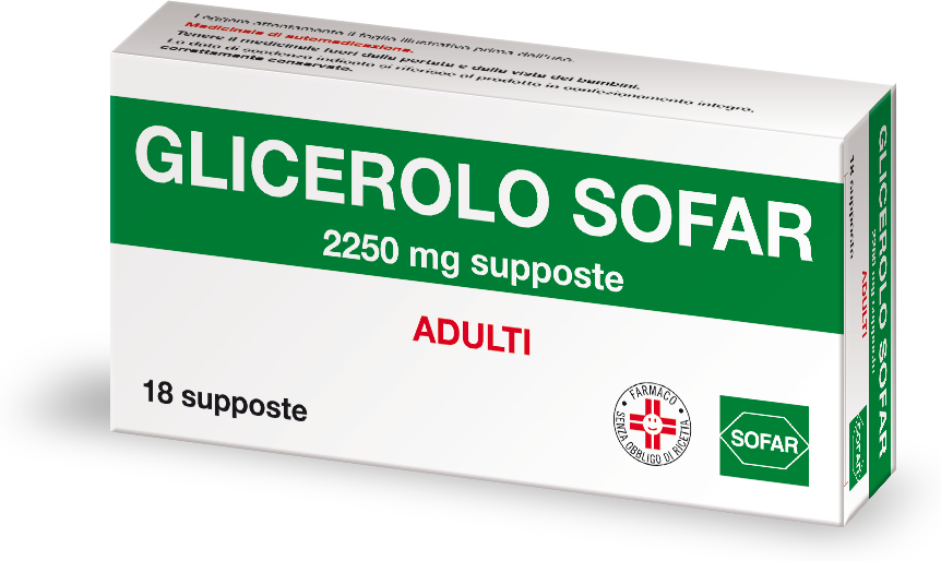 Sofar Glicerolo Adulti 2250g 18 Supposte