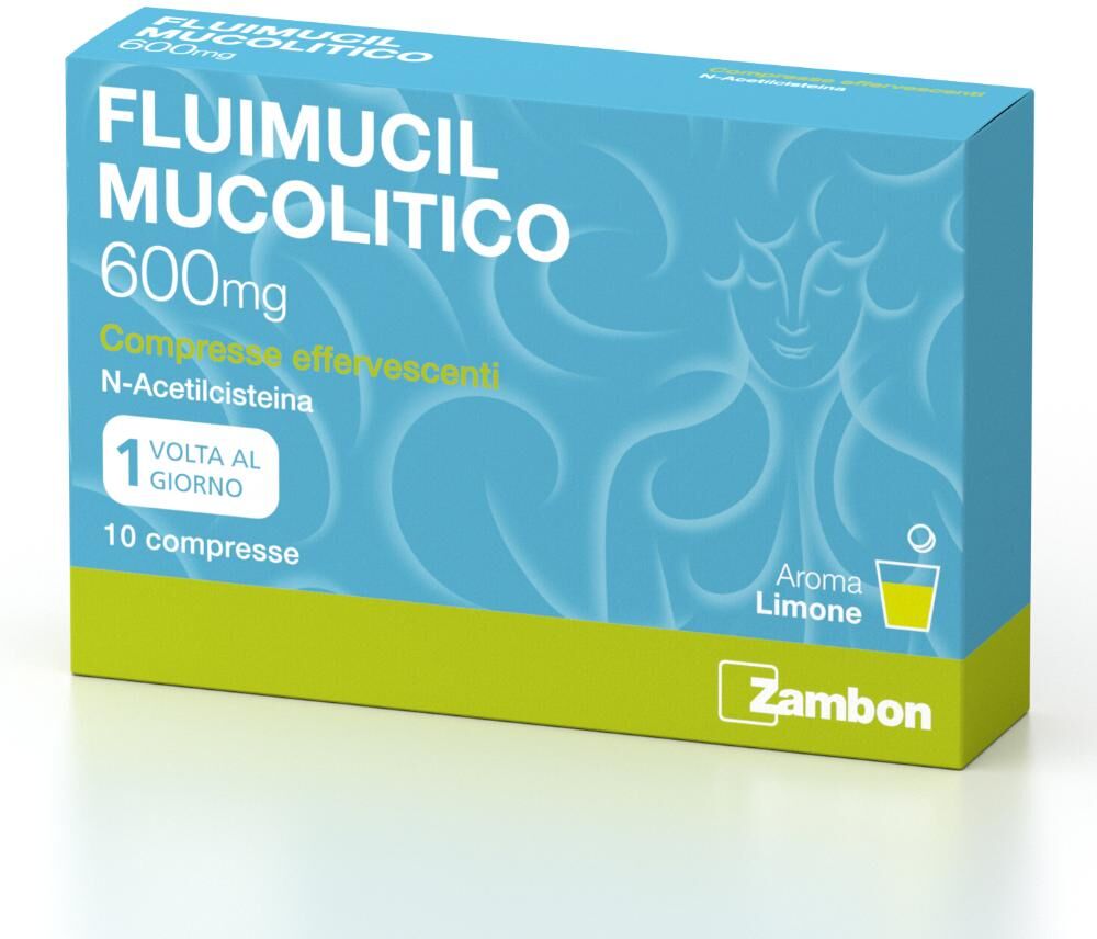 Zambon Fluimucil 10 compresse effervescenti 600 mg - Fluimucil Mucolitico