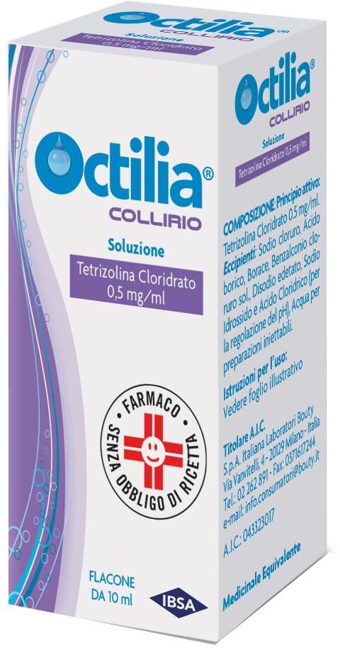 IBSA FARMACEUTICI ITALIA Srl Octilia 0,5 Mg/Ml Collirio  Soluzione 1 Flacone Da 10 Ml