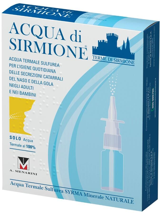 TERME DI SIRMIONE Acqua di Sirmione Acqua Termale Spray 6 Flaconcini