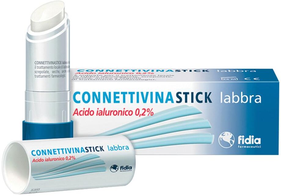 FIDIA FARMACEUTICI SpA Connettivina Stick Labbra con Acido Ialuronico allo 0.2% Fidia 3 g