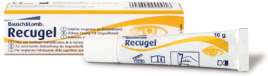 Bausch & Lomb Recugel Gel Oculare per Secchezza Estrema, Irritazioni, Traumi 10 g