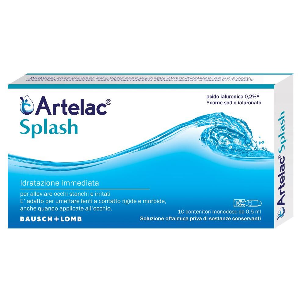 Bausch & Lomb Baush & Lomb  Salute degli Occhi Artelac Splash Collirio 10 Flaconcini