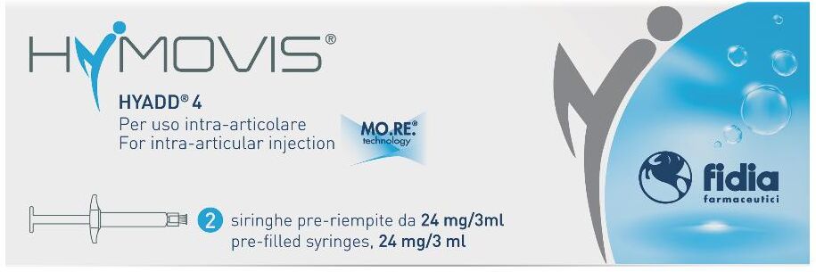 FIDIA FARMACEUTICI SpA Hymovis Siringhe 24mg 3ml 2 Pezzi