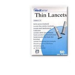 Abbott Lancette Pungidito Medisense Thin 28 Gauge 50 Pezzi