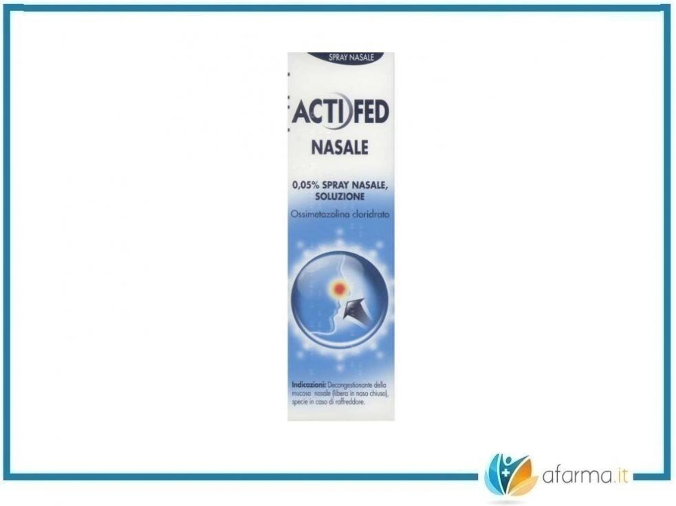 Johnson & Johnson Actifed nasale 0,050% spray nasale soluzione 15ml