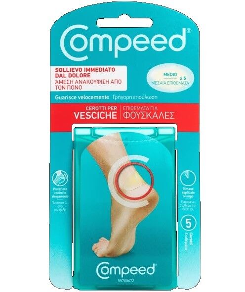 perrigo Compeed cerotti vesciche medio 5 pezzi